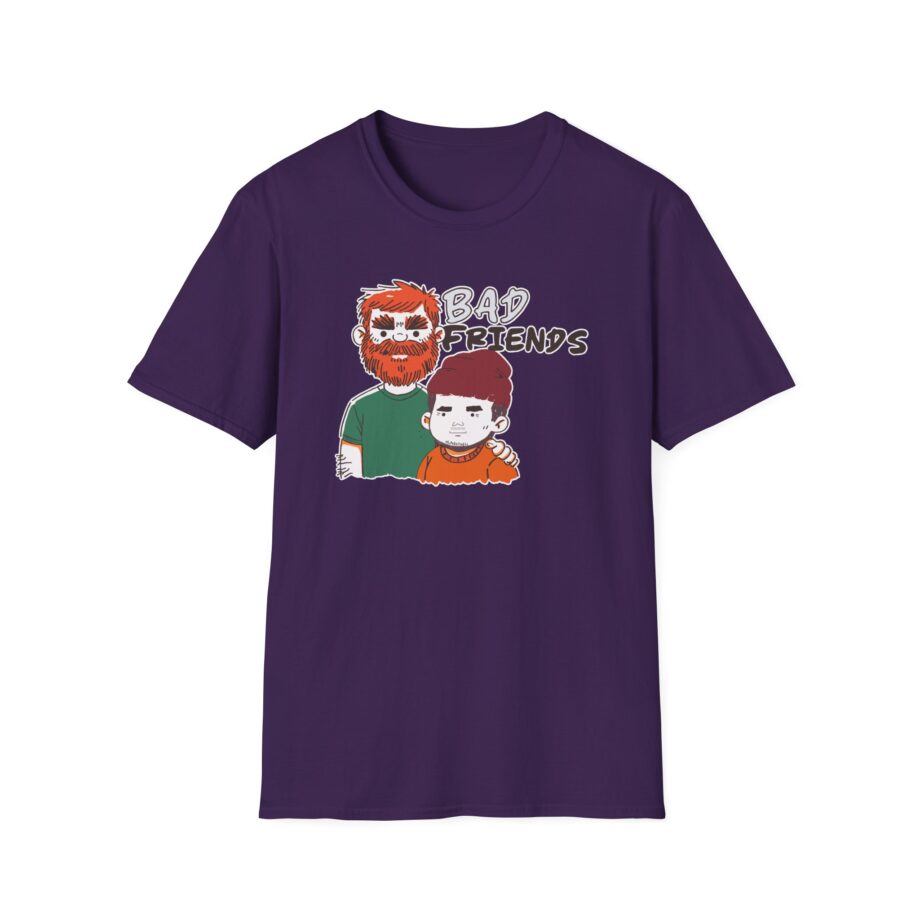 Bad Friends Hairy Unisex Softstyle T-shirt
