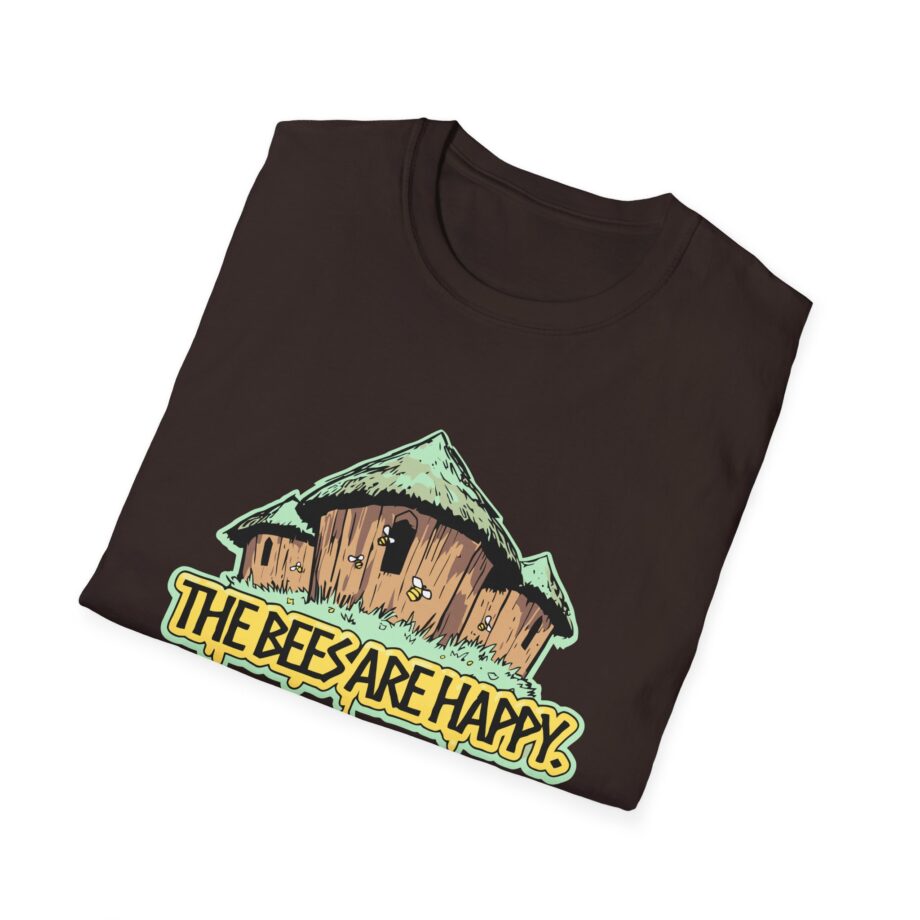 Valheim the Bees Are Happy Unisex Softstyle T-shirt
