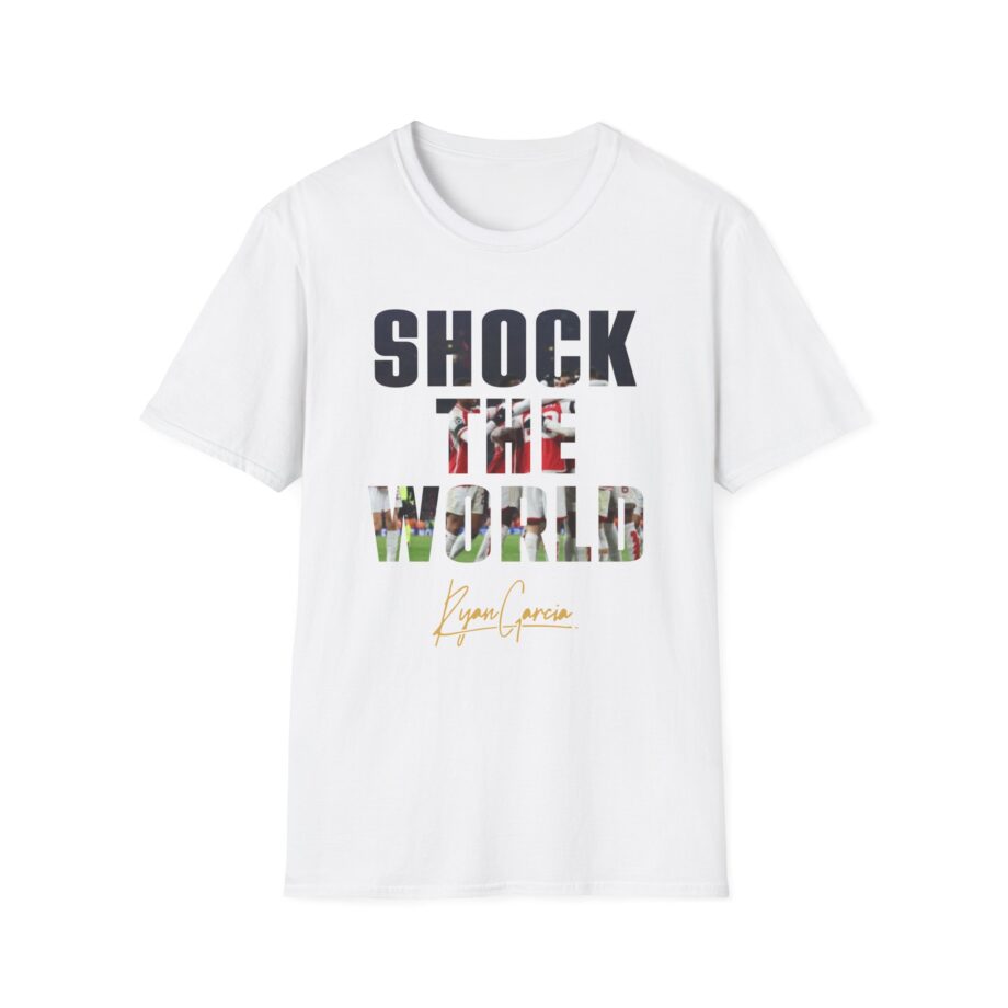 Ryan Garcia Shock the World Unisex Softstyle T-shirt