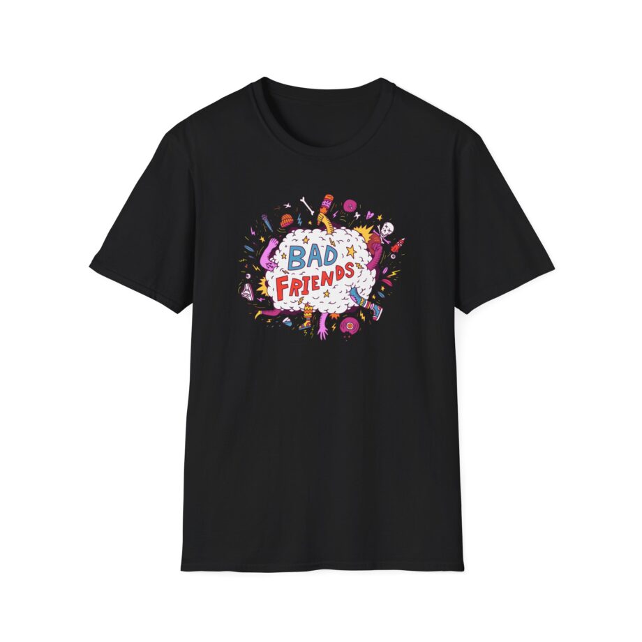 Bad Friends Fight Cloud Unisex Softstyle T-shirt