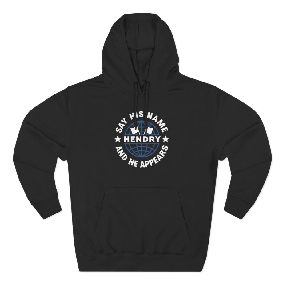 Say His Name Joe Hendry Three-Panel Fleece Hoodie