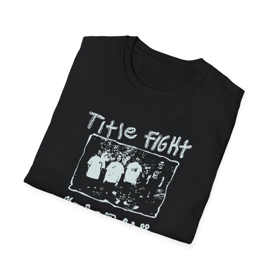 Title Fight Floral Green Unisex Softstyle T-Shirt