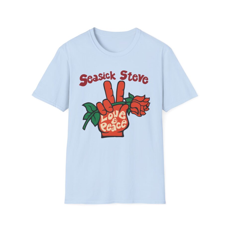 Seasick Steve Love & Peace Unisex Softstyle T-Shirt