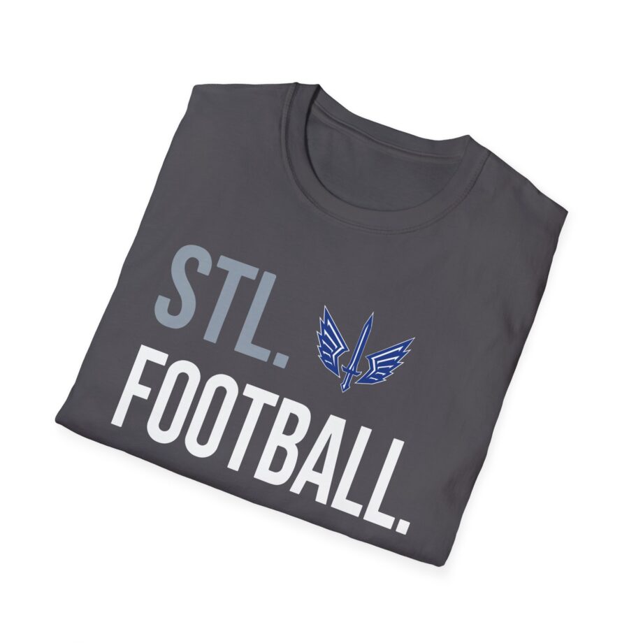 St. Louis Battlehawks 108 Stitches Football Spiral Unisex Softstyle T-shirt
