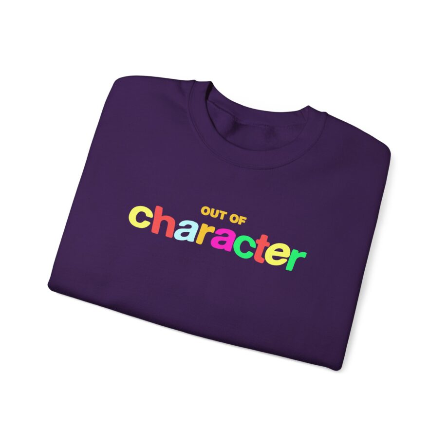 Slushy Noobz  Out Of Character Unisex Heavy Blend Crewneck Sweatshirt