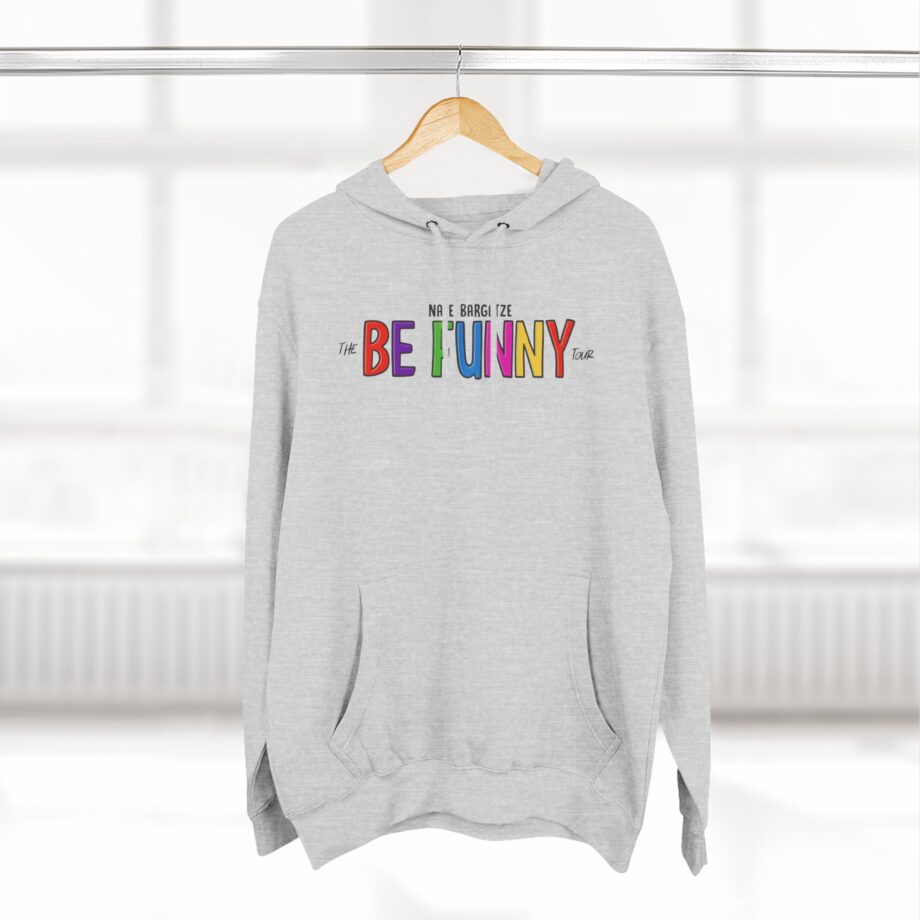 Nate Bargatze the Be Funny Tour Three-panel Fleece Hoodie