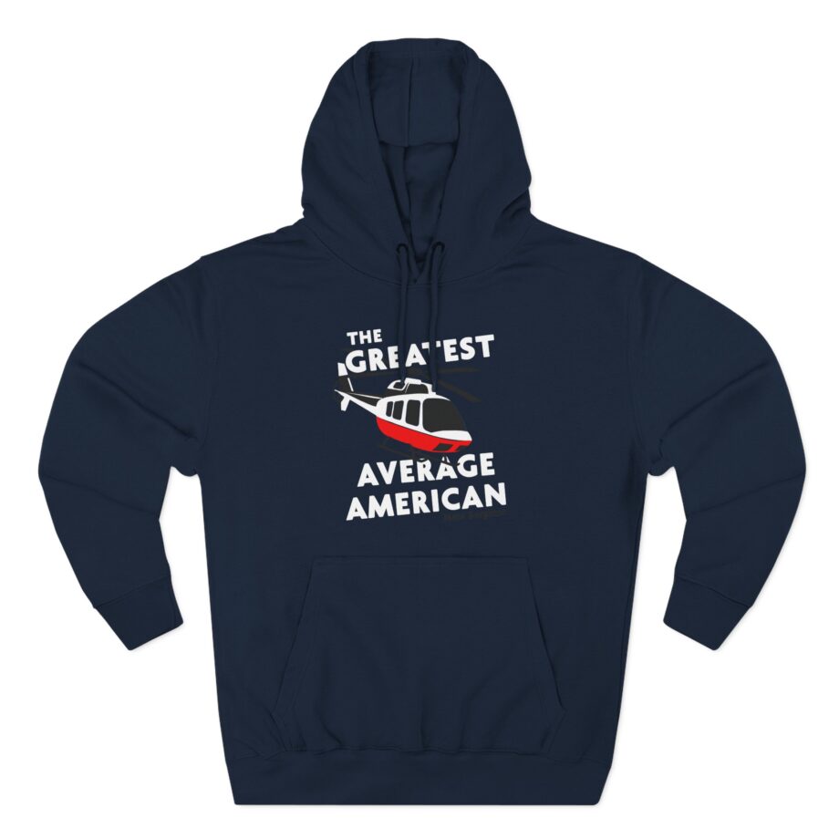 The Greatest Average American Nate Bargatze Three-panel Fleece Hoodie