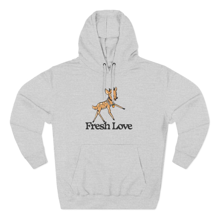 Fresh Love Bambi  Three-panel Fleece Hoodie