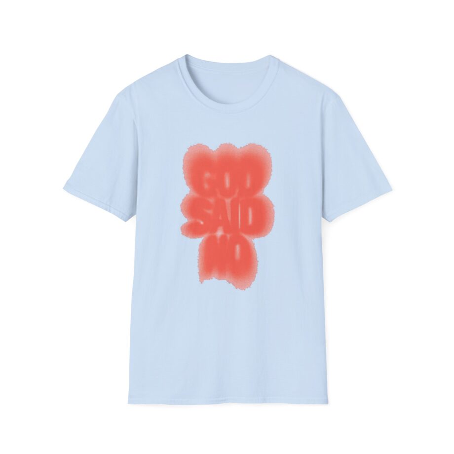 Omar Apollo God Said No Blur Unisex Softstyle T-shirt