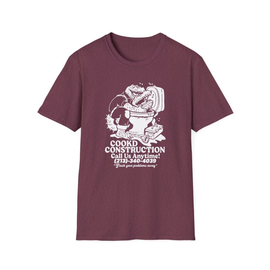 Lazarbeam  Cookd Construction Call Us Anytime Unisex Softstyle T-Shirt
