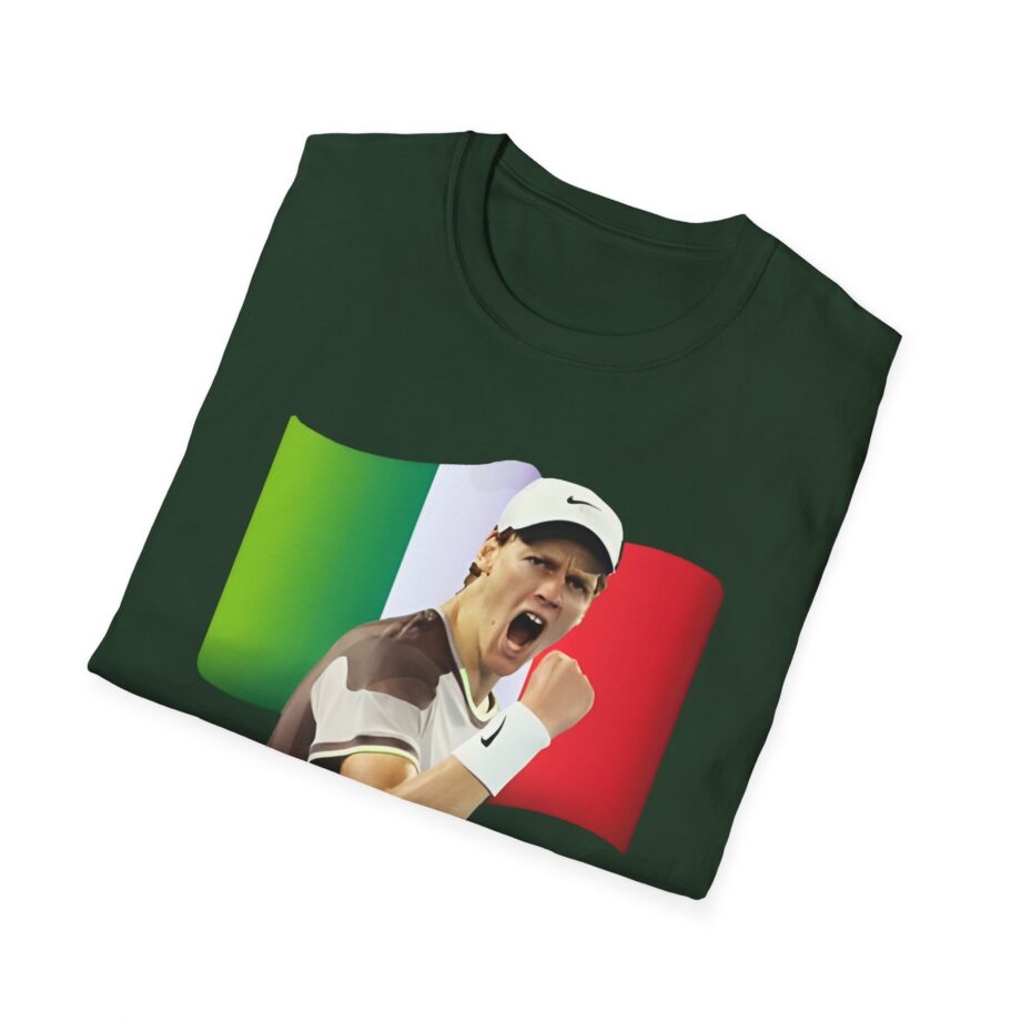 Jannik Sinner Italian Tennis Star Fan Unisex Softstyle T-Shirt
