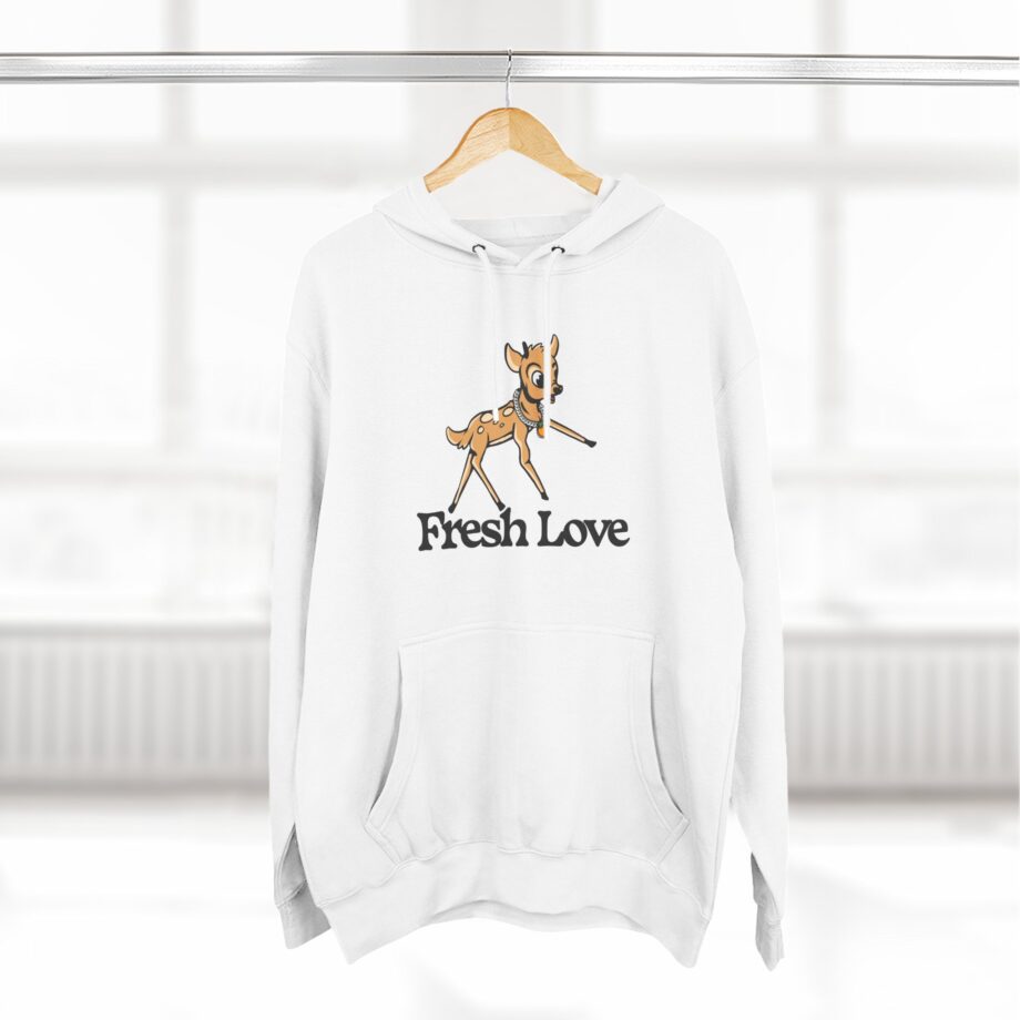 Fresh Love Bambi  Three-panel Fleece Hoodie