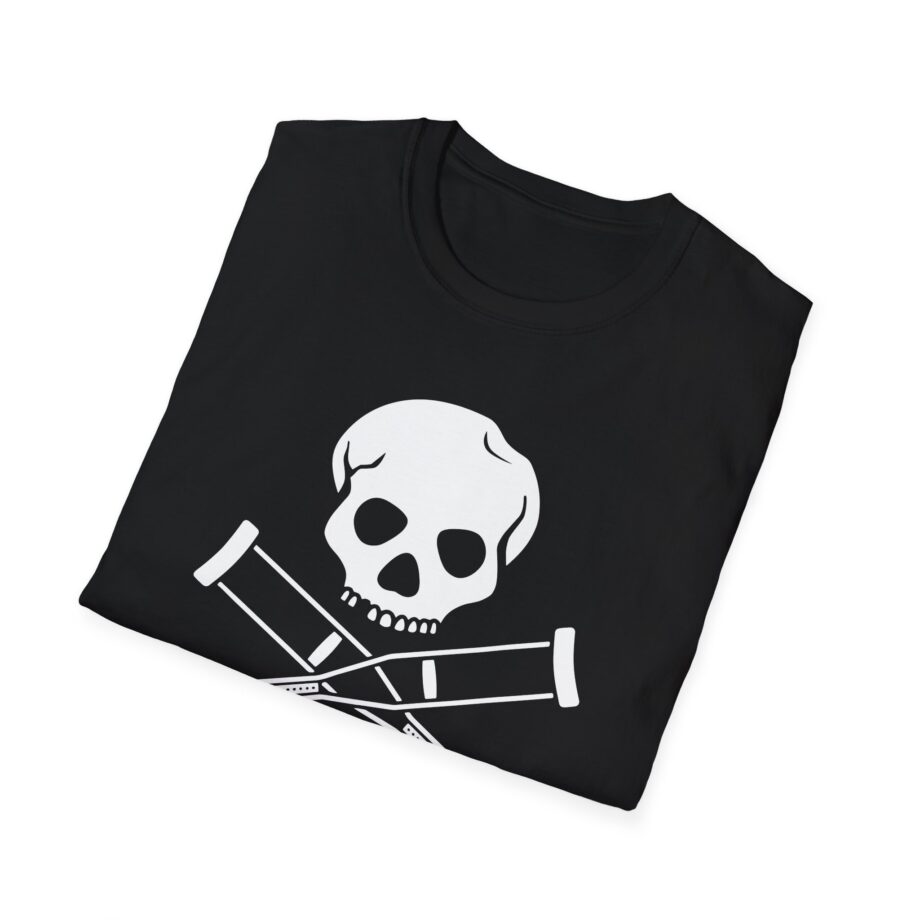 Jackass Skull and Crutches Unisex Softstyle T-Shirt