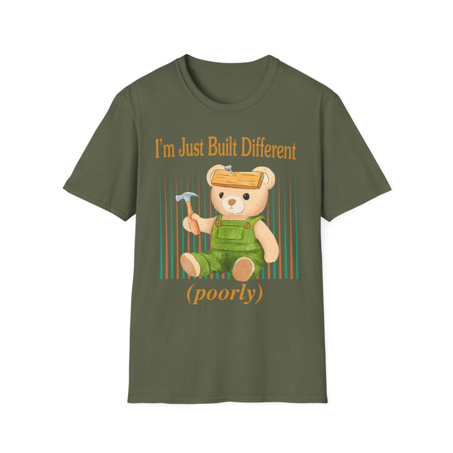 Philip Defranco Built Different Poorly Unisex Softstyle T-Shirt