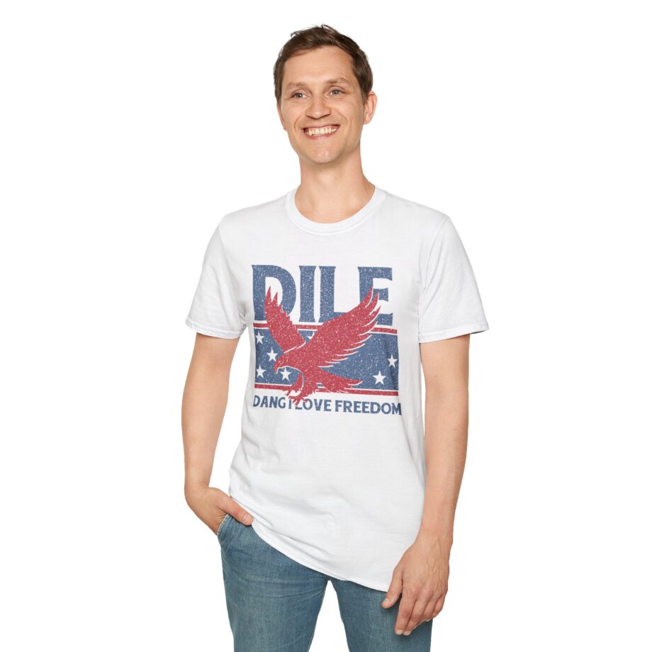 Sadie Crowell Dilf Dang I Love Freedom Unisex Softstyle T-shirt
