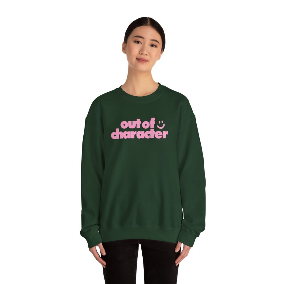 Slushy Noobz  Out Of Character Unisex Heavy Blend Crewneck Sweatshirt