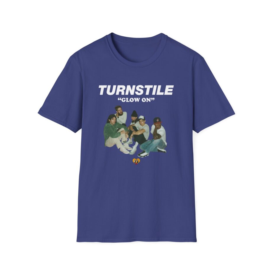 Turnstile Glow on Drawing Unisex Softstyle T-shirt