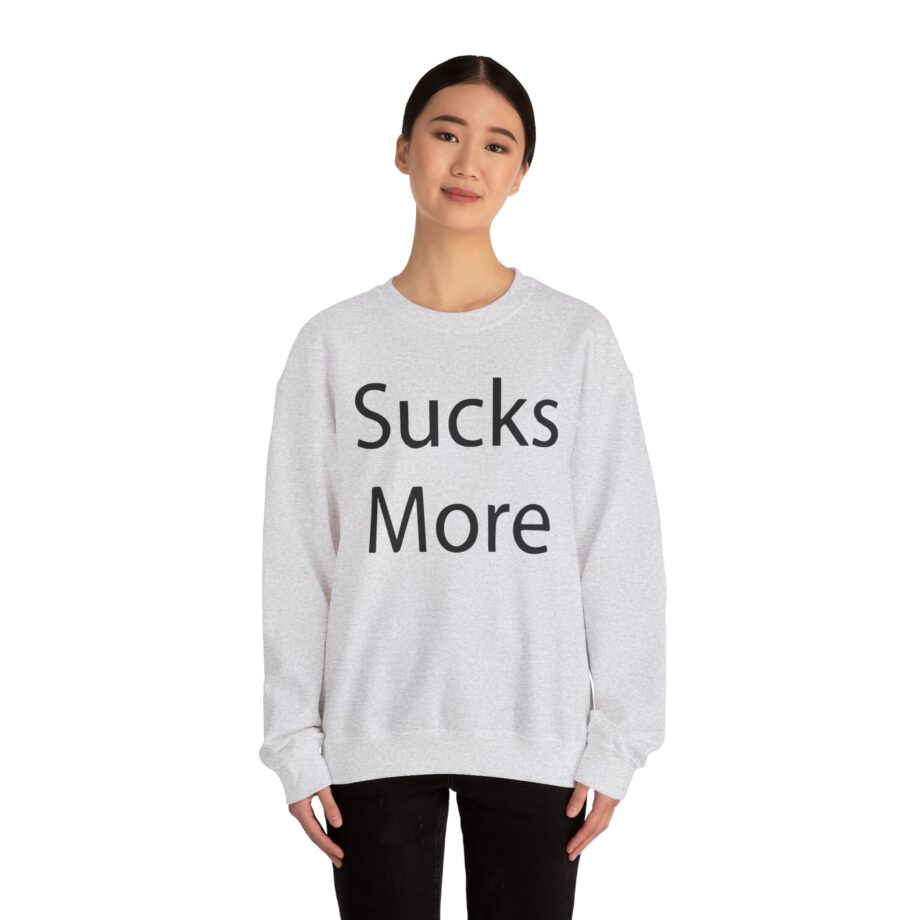 Hamzah Sucks More Tee Unisex Heavy Blend Crewneck Sweatshirt