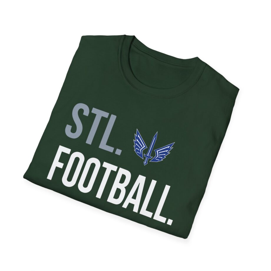 St. Louis Battlehawks 108 Stitches Football Spiral Unisex Softstyle T-shirt