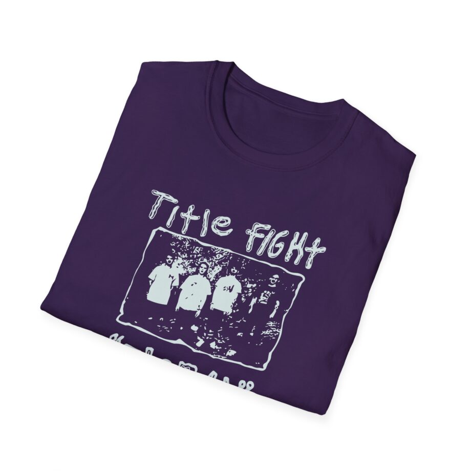 Title Fight Floral Green Unisex Softstyle T-Shirt