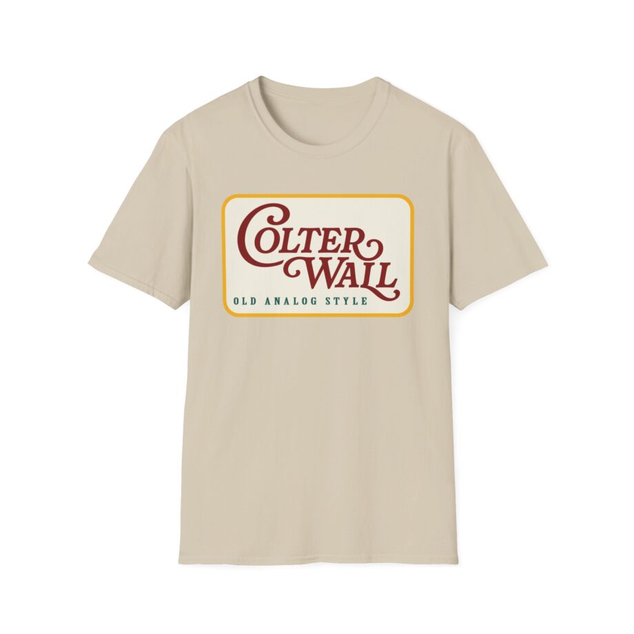 Colter Wall Old Analog Style Unisex Softstyle T-shirt