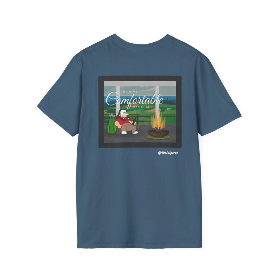 Fat Perez the Most Comfortable Man in Golf V.20 Unisex Softstyle T-Shirt