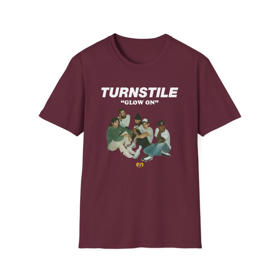 Turnstile Glow on Drawing Unisex Softstyle T-shirt