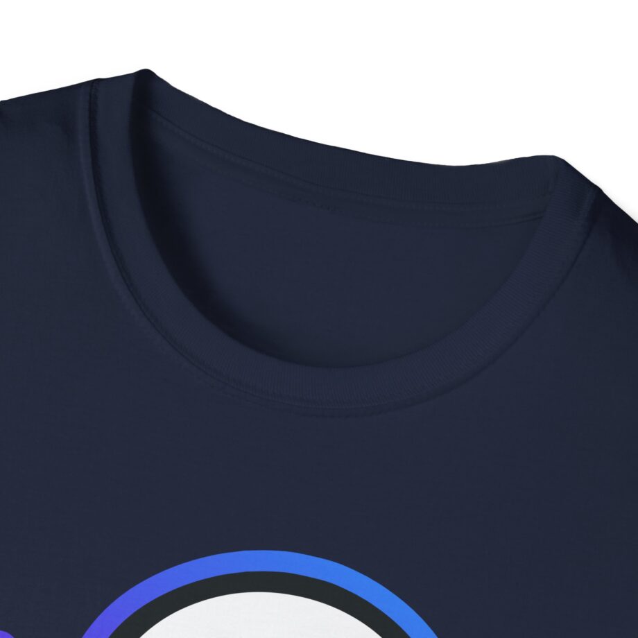 Ninja Ghosty Blue Dye Unisex Softstyle T-shirt