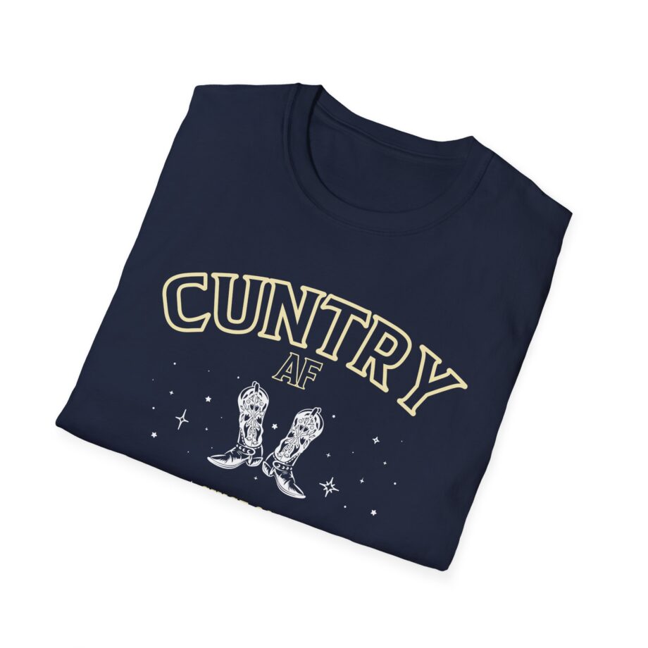 Sadie Crowell Cuntry Af Cropped Unisex Softstyle T-shirt