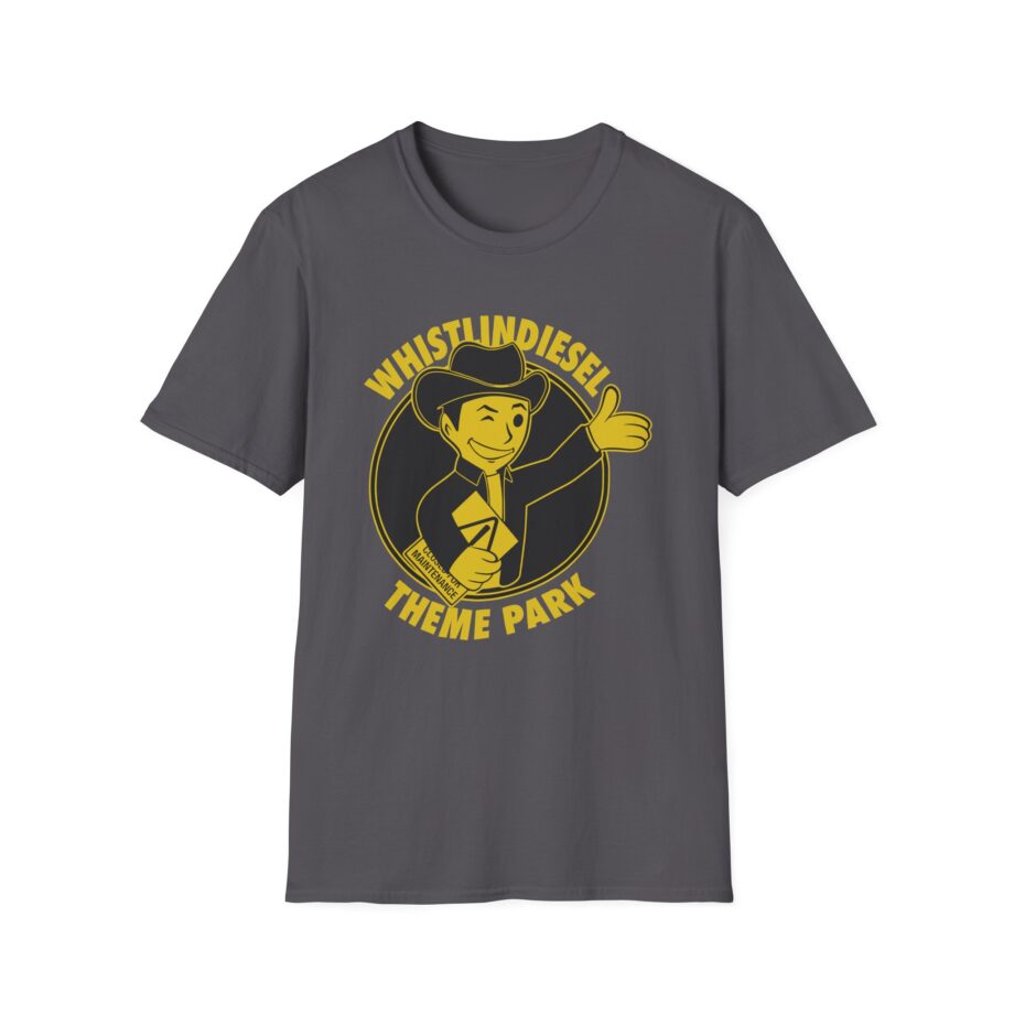 Whistlindiesel Theme Park Unisex Softstyle T-shirt