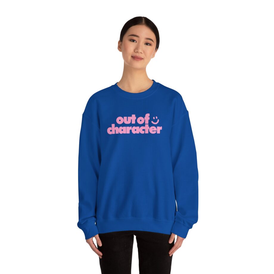 Slushy Noobz  Out Of Character Unisex Heavy Blend Crewneck Sweatshirt