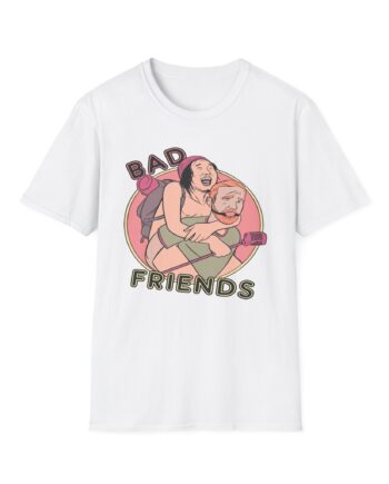 Andrew Santino Piggy Back Bad Friends Podcast Unisex Softstyle T-shirt