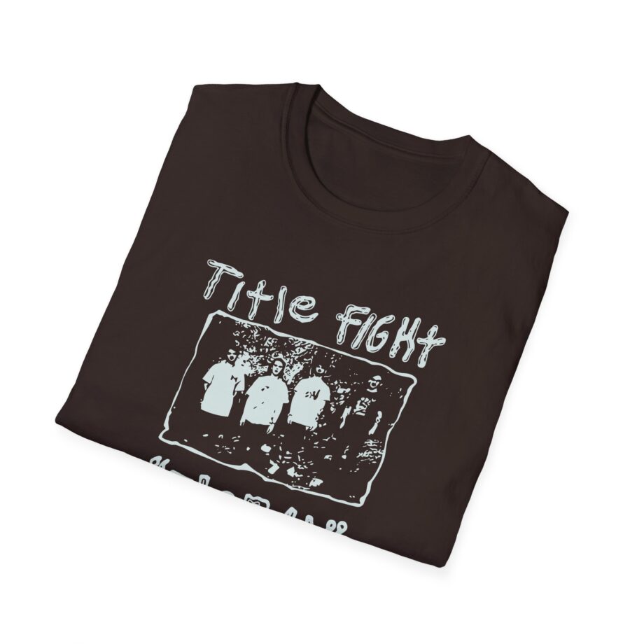 Title Fight Floral Green Unisex Softstyle T-Shirt