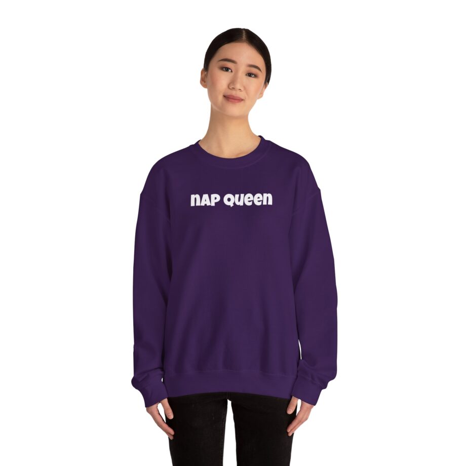Slushy Noobz Nap Queen Unisex Heavy Blend Crewneck Sweatshirt