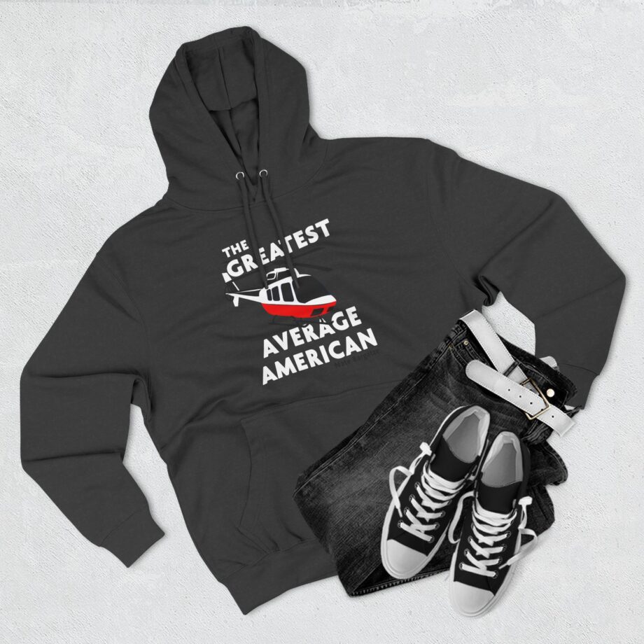 The Greatest Average American Nate Bargatze Three-panel Fleece Hoodie