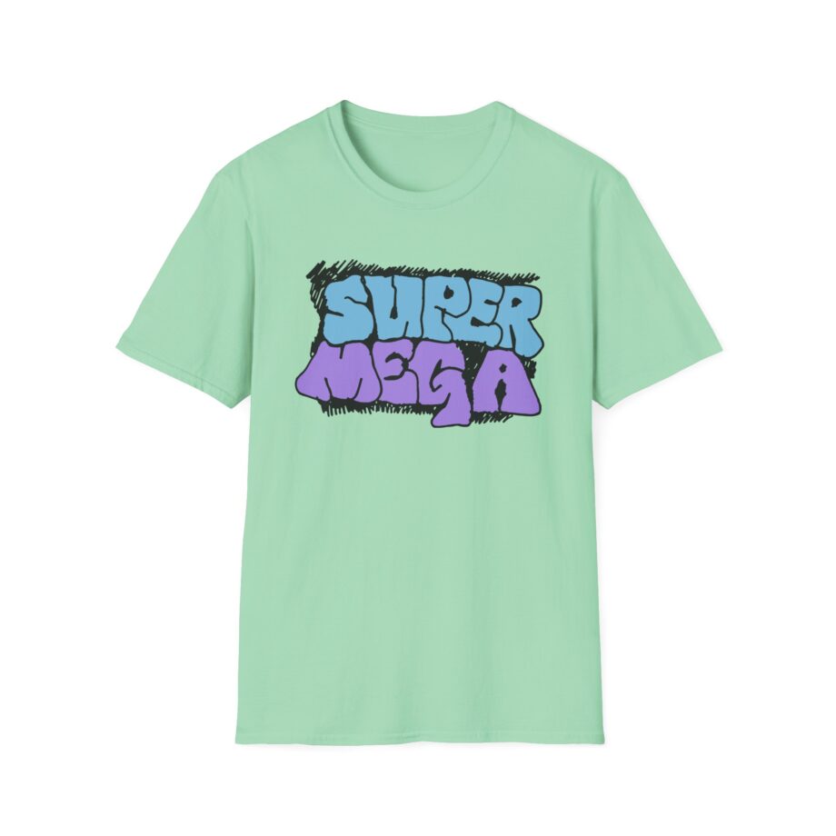 Supermega Funny Brothers Doodle  Unisex Softstyle T-shirt
