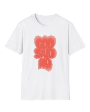 Omar Apollo God Said No Blur Unisex Softstyle T-shirt