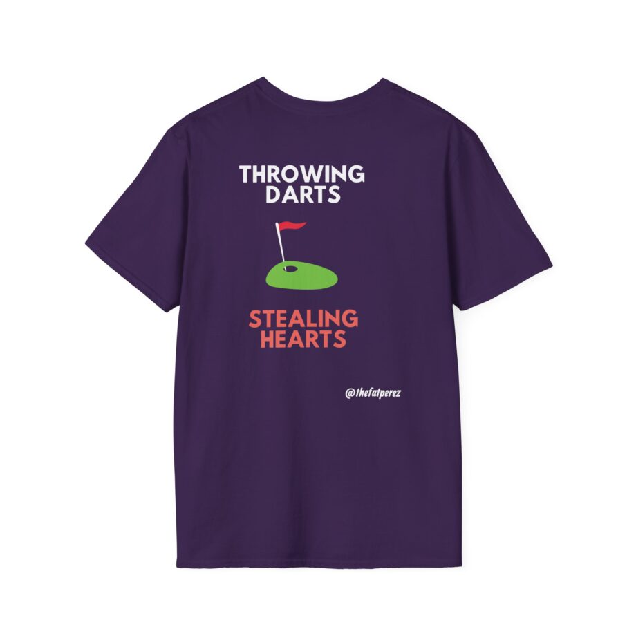 Fat Perez Throwing Darts Stealing Hearts Unisex Softstyle T-Shirt