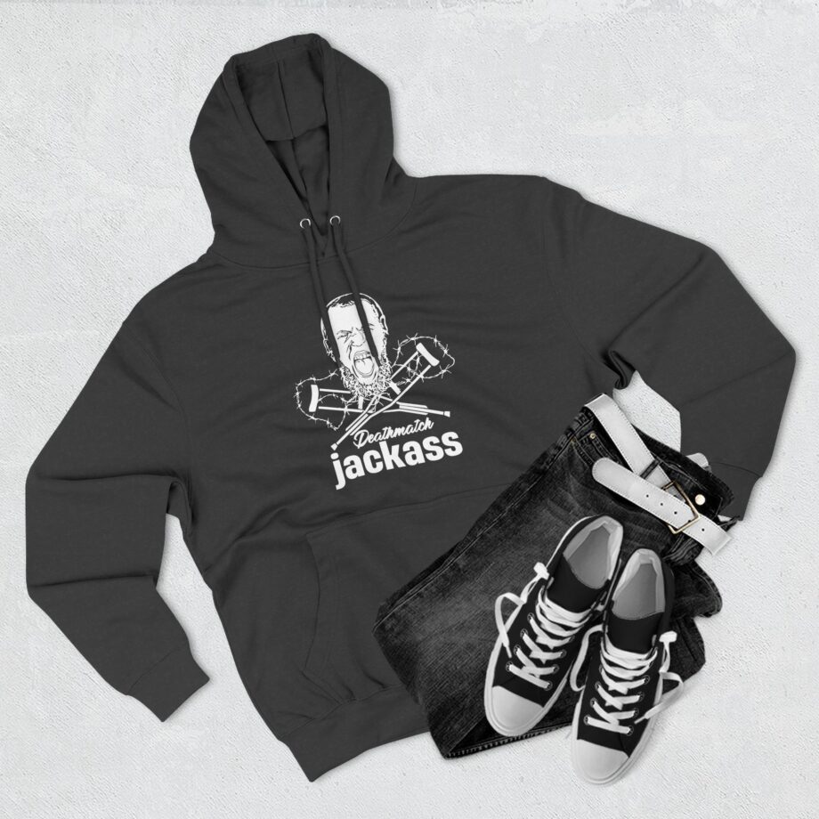 Dale Patricks-deathmatch Jackass Three-Panel Fleece Hoodie