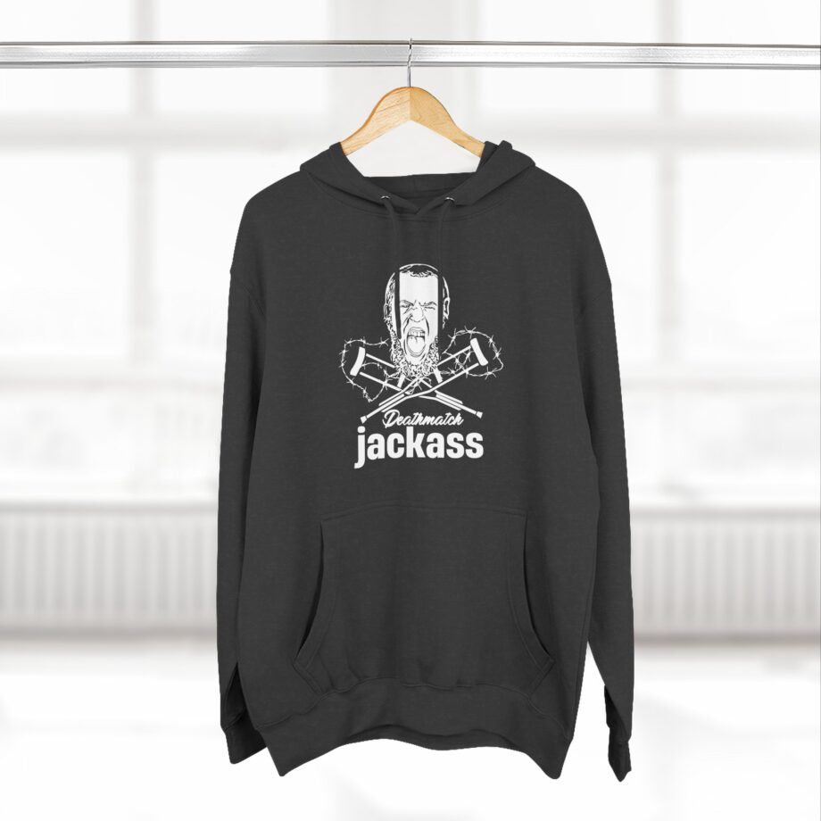 Dale Patricks-deathmatch Jackass Three-Panel Fleece Hoodie