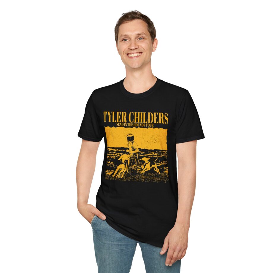 Tyler Childers Grey Hounds Tour Unisex Softstyle T-shirt