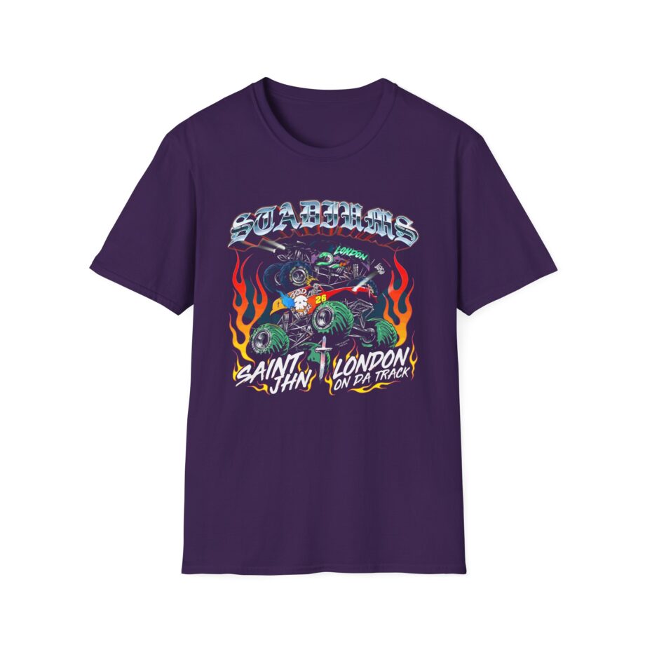 Saint Jhn Stadiums With London on Da Track Unisex Softstyle T-Shirt