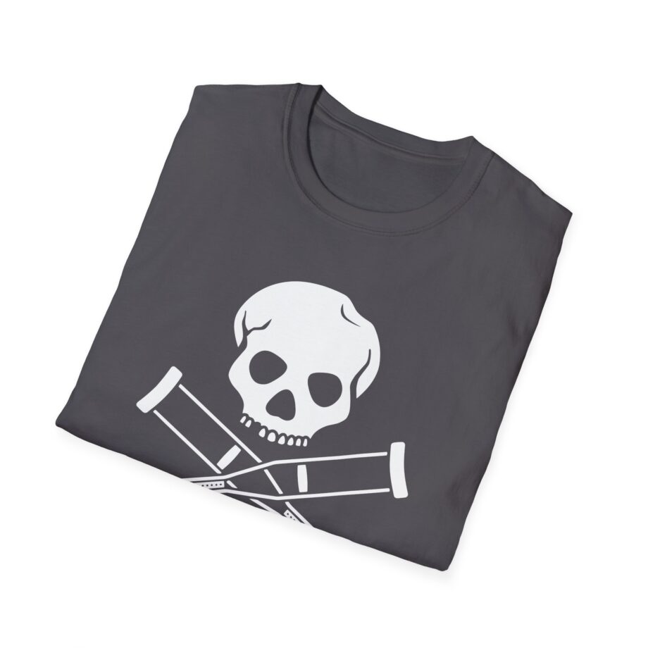 Jackass Skull and Crutches Unisex Softstyle T-Shirt