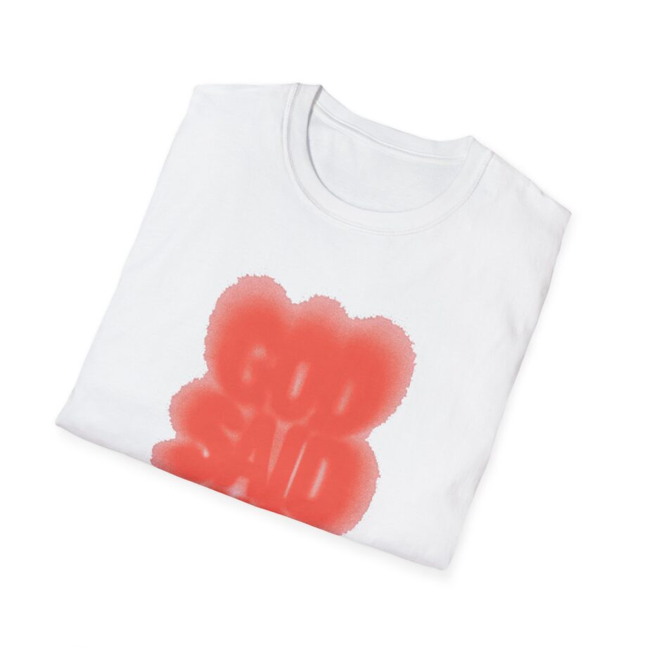 Omar Apollo God Said No Blur Unisex Softstyle T-shirt