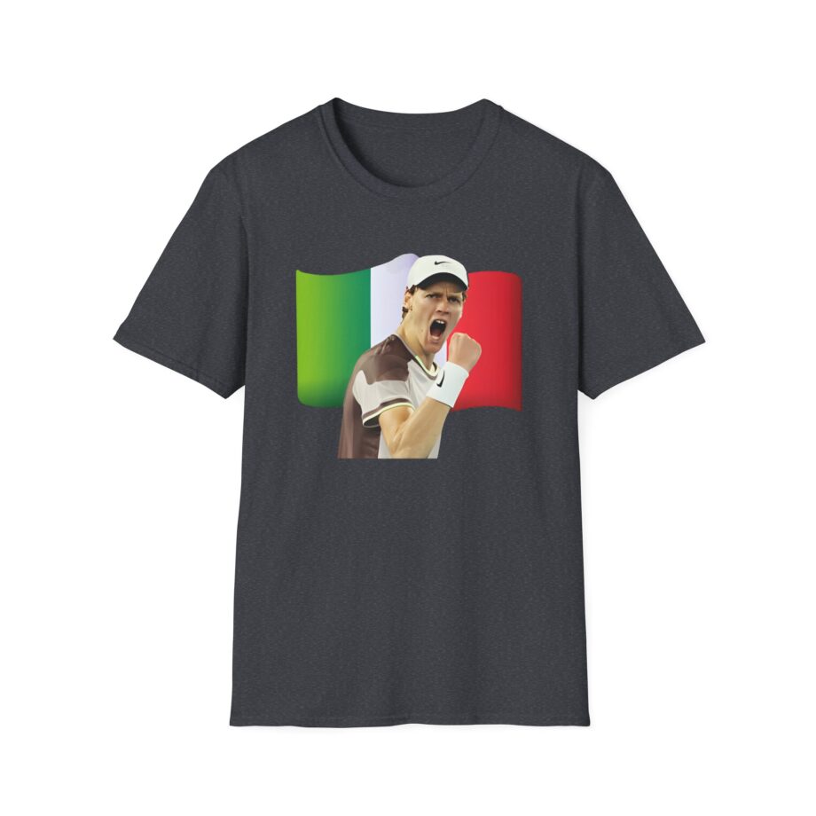 Jannik Sinner Italian Tennis Star Fan Unisex Softstyle T-Shirt
