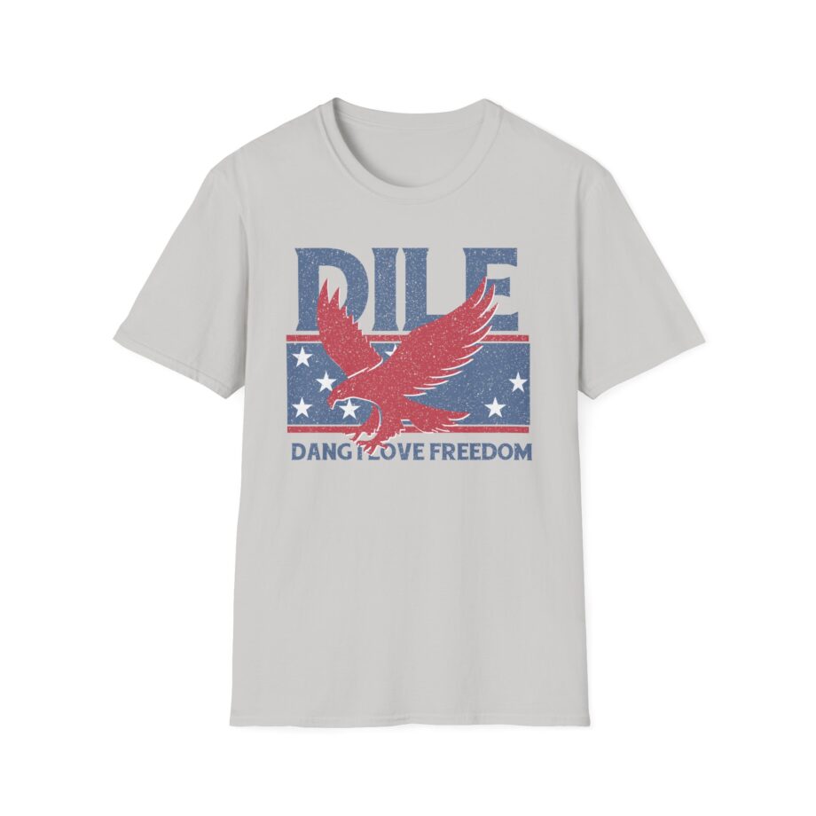 Sadie Crowell Dilf Dang I Love Freedom Unisex Softstyle T-shirt
