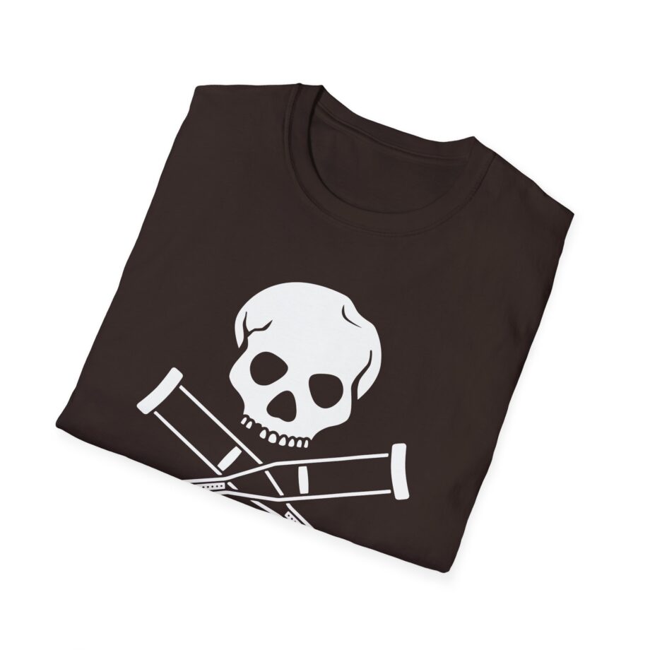 Jackass Skull and Crutches Unisex Softstyle T-Shirt
