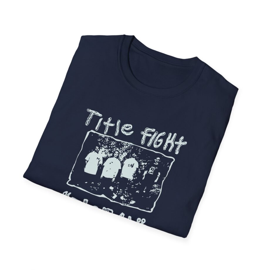 Title Fight Floral Green Unisex Softstyle T-Shirt