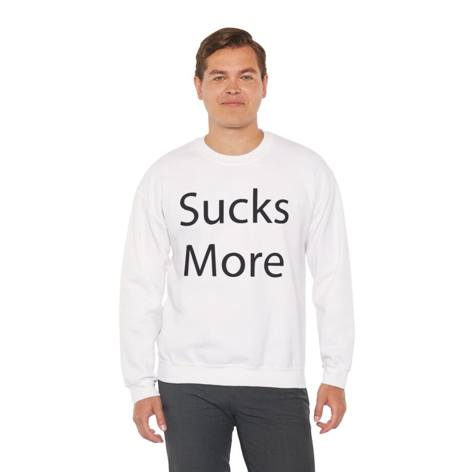 Hamzah Sucks More Tee Unisex Heavy Blend Crewneck Sweatshirt