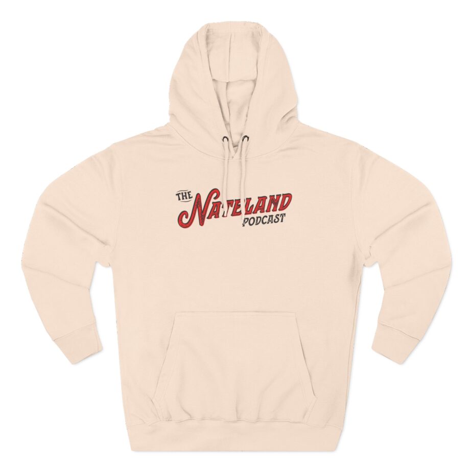 Nate Bargatze  Nateland Podcast Three-panel Fleece Hoodie